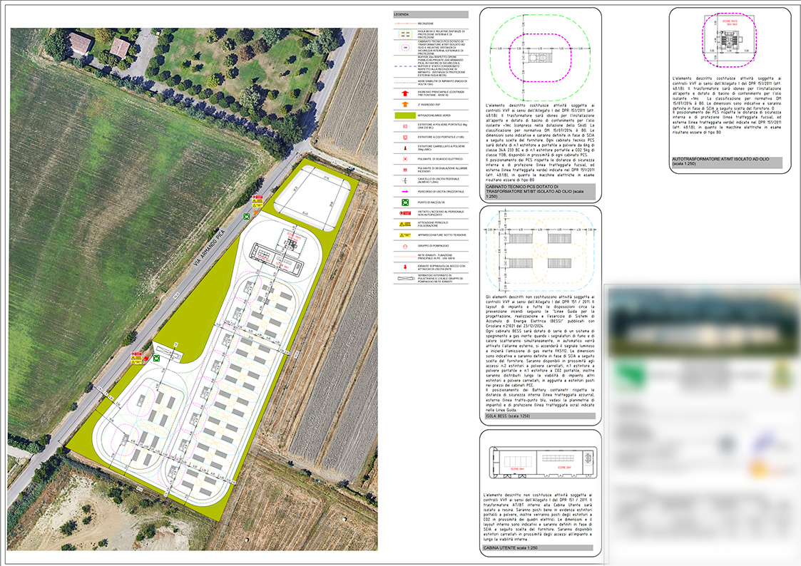 Layout generale impianto Modena